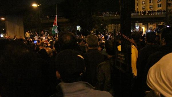 Scenes from the protests in Amman