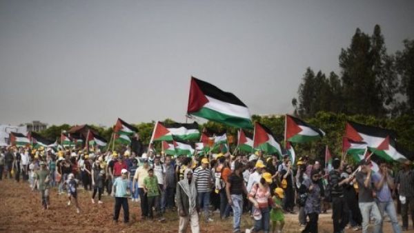 مسيرة لعرب واسرائيليين للمطالبة بحق العودة للاجئين الفلسطينيين
