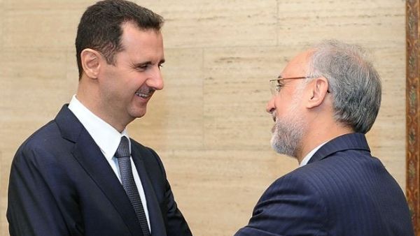 الاسد خلال استقباله صالحي في دمشق الثلاثاء