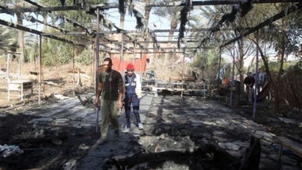 موقع الهجوم الانتحاري
