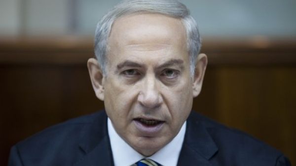 Israeli Prime Minister Benjamin Netanyahu speaks during the weekly cabinet meeting in Jerusalem on September 1, 2013. (AFP)
