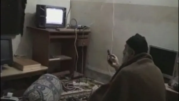 لقطة من شريط فيديو عثر عليه في بيت بن لادن
