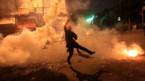 Clashes erupted in Cairo on the anniversary of the April 6 general strike (File Photo)