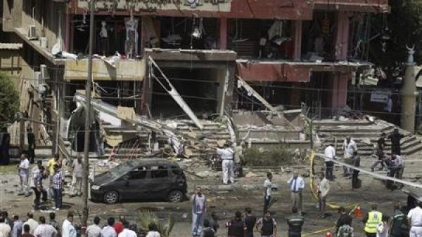 مسرح الهجوم الذي استهدف وزير الداخلية المصري في القاهرة
