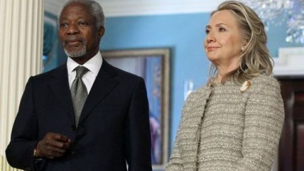 Annan and Clinton