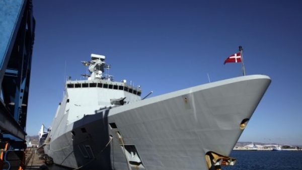 The Danish vessel that will be used to remove Syria's chemical weapons from Latakia arrived in Cyprus last week (Yiannis Kourtoglou/AFP)