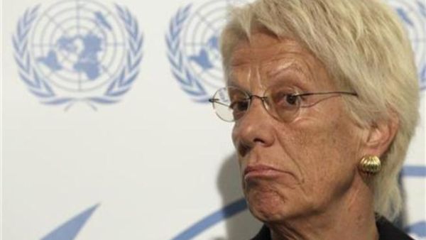  كارلا ديل بونتي محققة الامم المتحدة السابقة في جرائم الحرب 