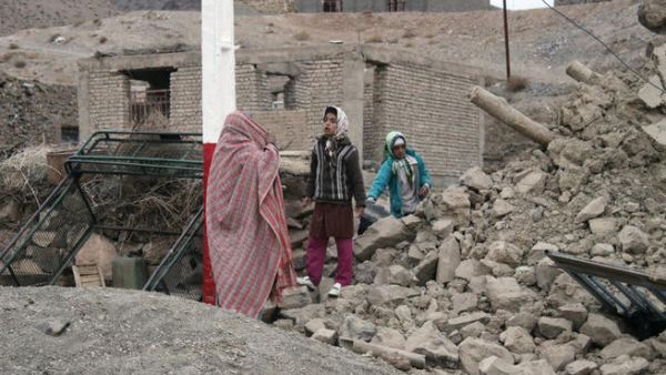 The aftermath of the earthquake (Photo: Mojtaba Gorgi / MEHR News / AFP)