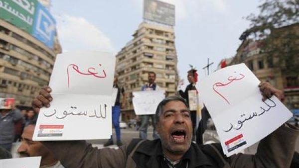 السيسي يريد جعل الاستفتاء على الدستور مبايعة له