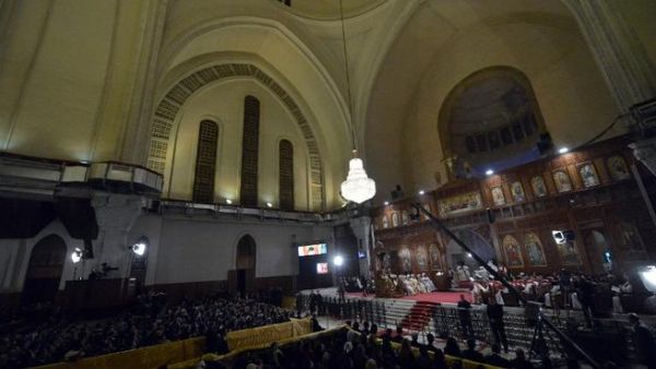 One protester died, with many injured, outside Saint Mark's Coptic Orthodox Cathedral in Cairo. (FIle photo) One protester died, with many injured, outside Saint Mark's Coptic Orthodox Cathedral in Cairo. (FIle photo)
