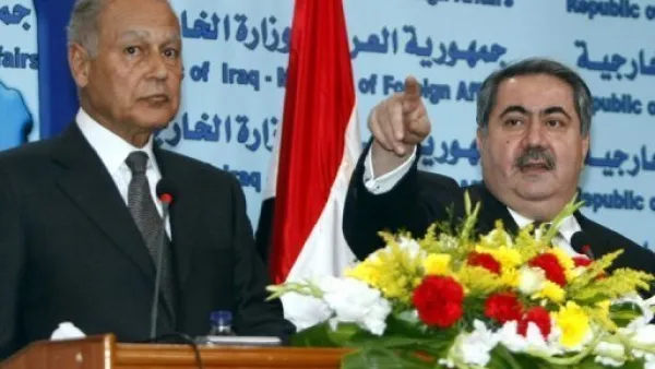 ابو الغيط ونظيره العراقي 