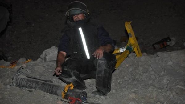 قذيفة صاروخية سقطت في ايلات