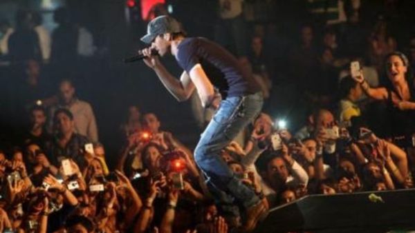 Enrique at the Dubai World Trade Centre on Friday night  (Photo: Virendra Saklani)