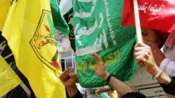 انصار لحركة فتح يتظاهرون في غزة بمناسبة ذكرى التكبة
