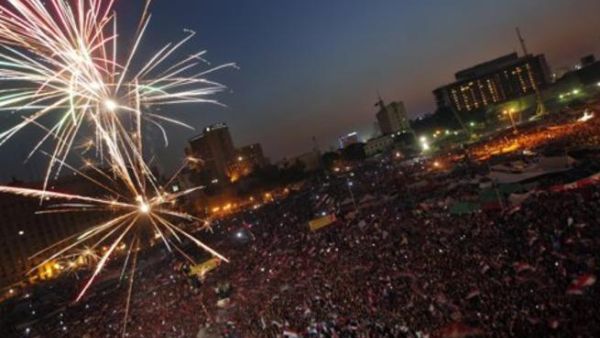 احتفالات بميدان التحرير 