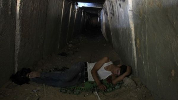 The Israeli government discovered a large secret tunnel leading from the Gaza strip to an Israeli town that was loaded with explosives and was set up to carry out a "large-scale infiltration and attack." (AFP/File) The Israeli government discovered a large secret tunnel leading from the Gaza strip to an Israeli town that was loaded with explosives and was set up to carry out a "large-scale infiltration and attack." (AFP/File)