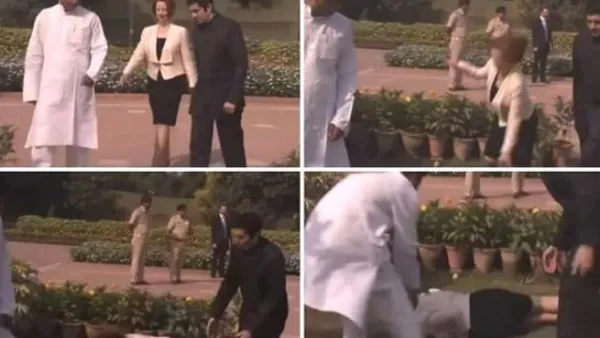 صور تظهر تسلسل تعثر وسقوط غيلارد