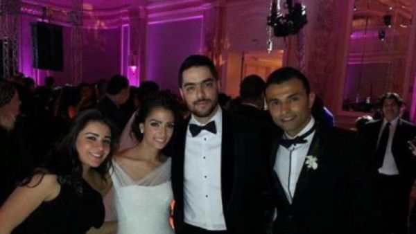  Photos of the Arab Idol star and his new bride hit the net despite their best attempts to keep it private 