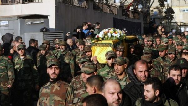 Hezbollah soldiers have been supporting regime fighters within Syria. One of Hezbollah's Lebanese commanders was recently killed in a battle near Damascus (AFP)