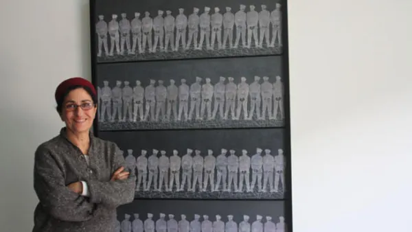 Visual artist Huda Lufti was one of the workshop leaders (Photo: Art Stormer)