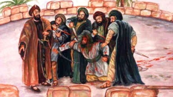 Imam Hussein depicted facing his barbaric death that inspired years of mourning thereafter in the story of 'Ashura'.