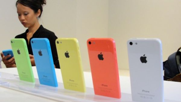The new lower-cost iPhone 5C is available in a wide range of colours. It will be available in the Middle East in October. (AFP) The new lower-cost iPhone 5C is available in a wide range of colours. It will be available in the Middle East in October. (AFP)