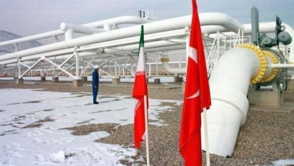 انبوب لنقل الغاز من ايران الى تركيا 
