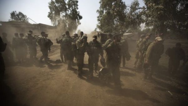 Israeli soldiers in the occupied Golan Heights (AFP)