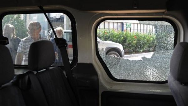 Car hit in Israel