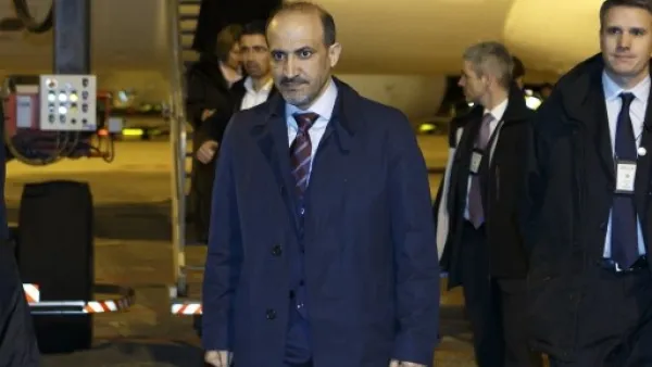 Syrian Opposition leader Ahmad Jarba is an advocate for greater U.S. involvement in the Syrian civil war. (AFP/File) 