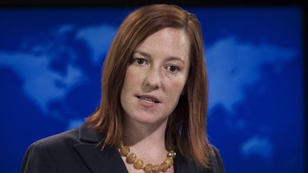 Jen Psaki issued a rare rebuke from the U.S. of its close ally Israel (Courtesy of RT)