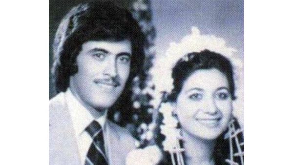 Kazem El Saher on his wedding day 34 years ago. (Image: 