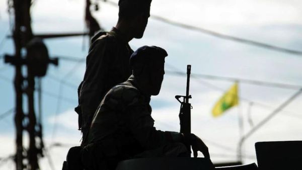 The Lebanese army patrolling