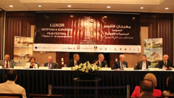 Panel at Luxor Film Festival Press Conference (Photo: Rowan El Shimi)