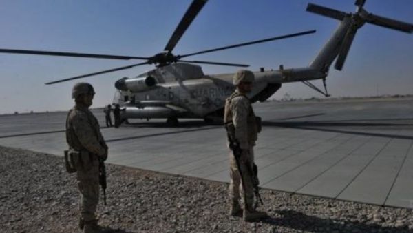 مروحية اميركية مضادة للالغام تتحطم قبالة الشواطىء العمانية 