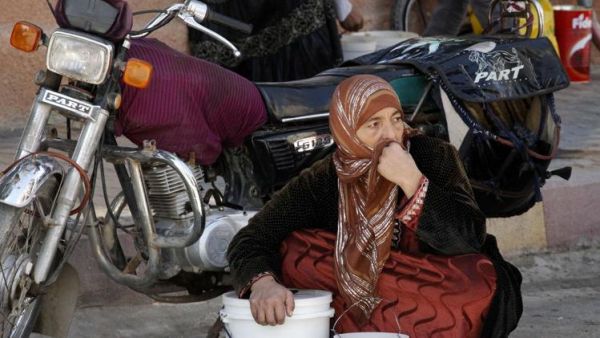 امراة سورية في مدينة الرقة
