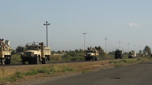 شاحنات تابعة للجيش العراقي تتجه صوب الحويجة