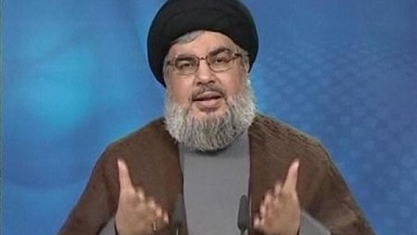 Hezbollah's leader Hassan Nasrallah has vowed not to allow Syrian rebels take Syrian towns bordering Lebanon (Reuters)