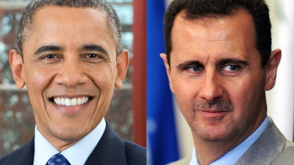 Head to head: President Obama is against President Al Assad's policies. (Image: Wikipedia)