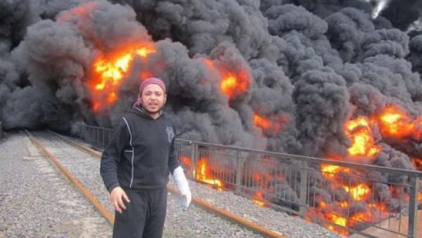 النظام السوري يتهم المعارضة باضرام النار في ابار نفطية