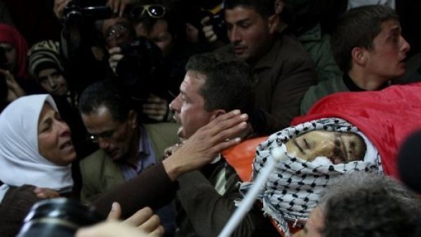 تشييع الفلسطيني مصطفى عبد الرزاق التميمي في النبي صالح
