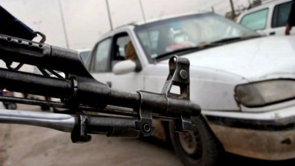 حاجز للشرطة في العراق
