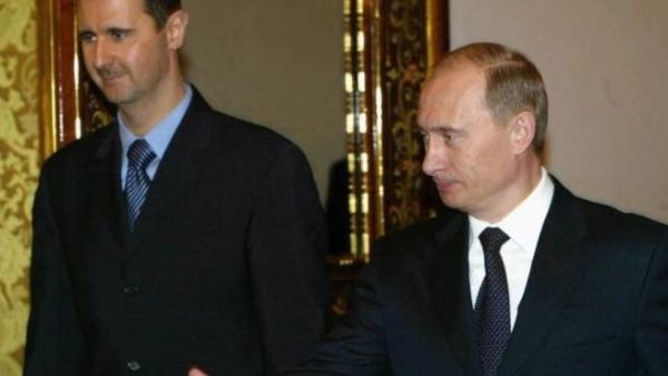 Russian President Vladimir Putin with his ally Assad. (Al Bawaba file photo)