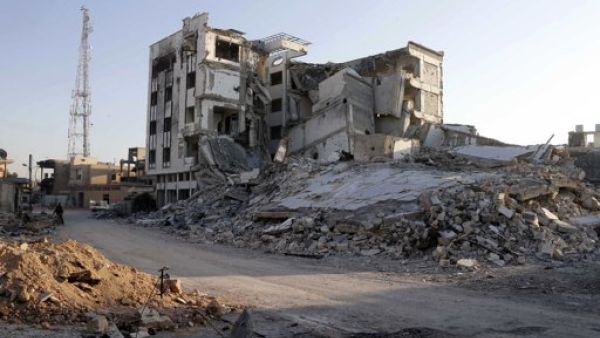 مدينة خالية ترزح تحت الانقاض