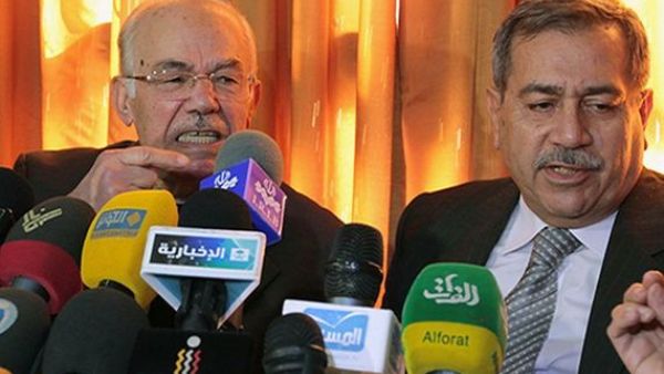 Rajaa Nasser, pictured right, was arrested Thursday prior to his scheduled trip to Moscow on Nov. 26 to meet with Russian Foreign Minister Sergei Lavrov (Courtesy of Al-Monitor)