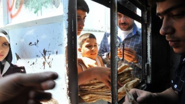 تهافت على الخبز في سوريا