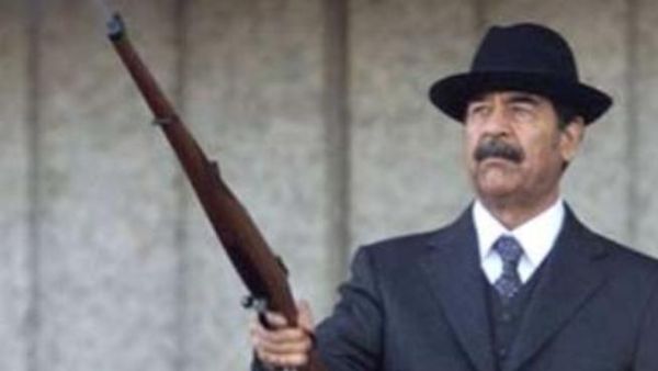 Saddam Hussein.