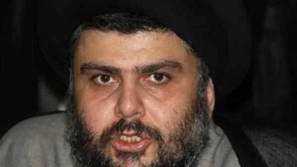 الزعيم العراقي الشيعي مقتدى الصدر 