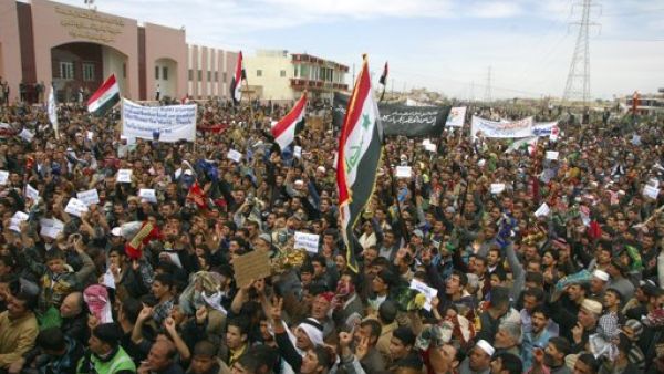 متظاهرون في سامراء