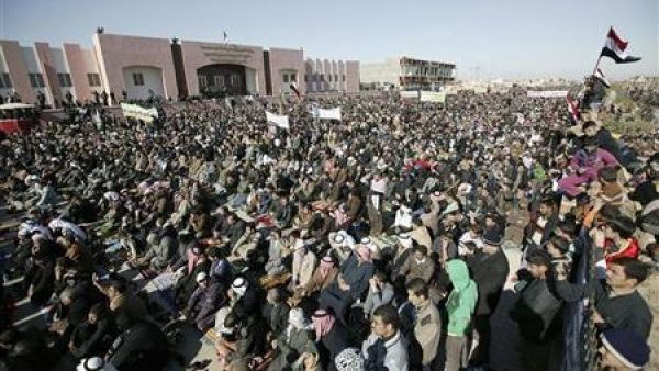 احتجاجات ضد حكومة المالكي في سامراء